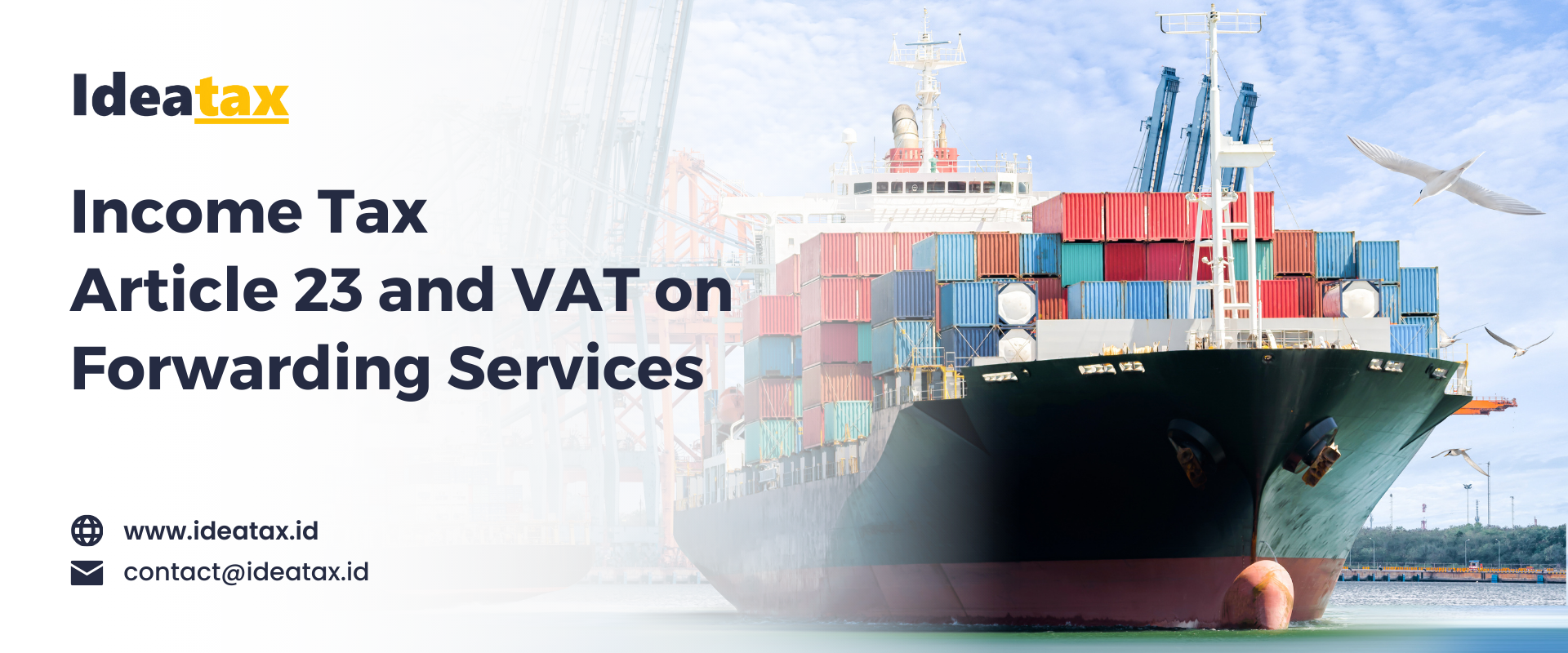 Income Tax Article 23 and VAT on Forwarding Services