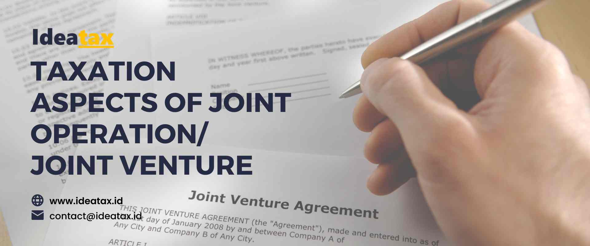 Aspek Perpajakan Joint Operation/Joint Venture