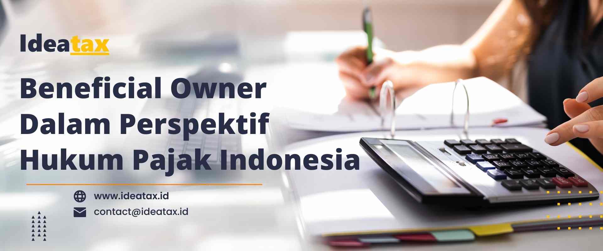 Beneficial Owner Dalam Perspektif Hukum Pajak Indonesia