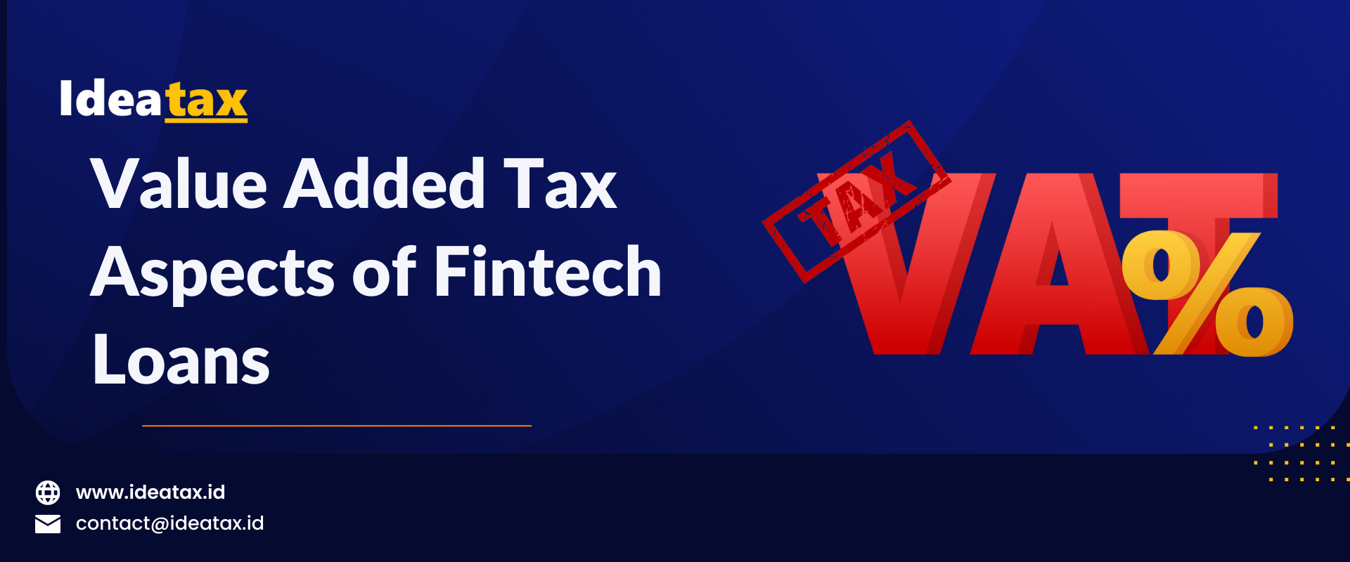 Value Added Tax Aspects of Fintech Loans